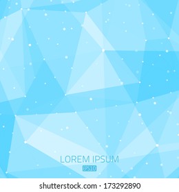 Abstract vector background. Futuristic style card. Elegant background for business presentations.