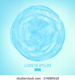 Abstract vector background. Futuristic style card. Elegant background for business presentations.