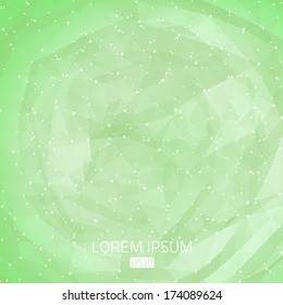 Abstract vector background. Futuristic style card. Elegant background for business presentations.