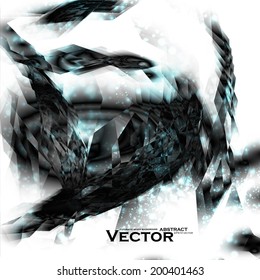 Abstract vector background, futuristic style illustration eps10.