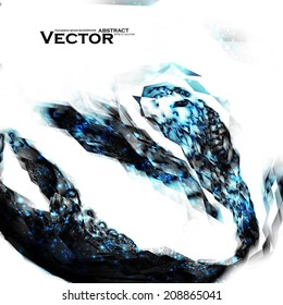 Abstract vector background, futuristic style illustration eps10.