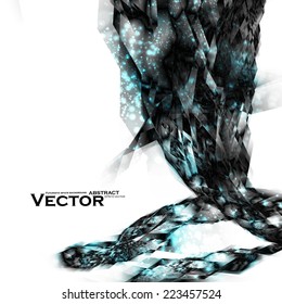 Abstract vector background, futuristic style illustration eps10.