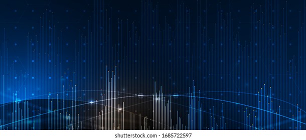 Abstract vector background. Futuristic technology style. Elegant background for business tech presentations