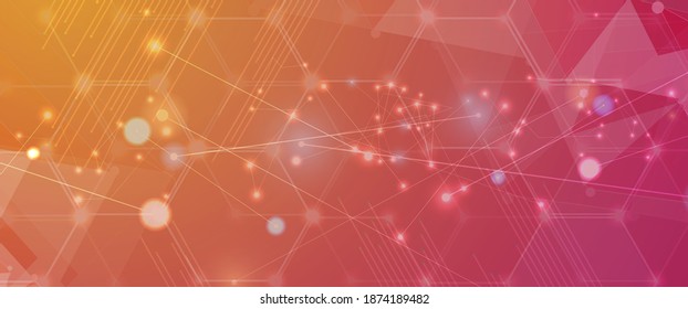 Abstract vector background. Futuristic technology style. Elegant background for business tech presentations.