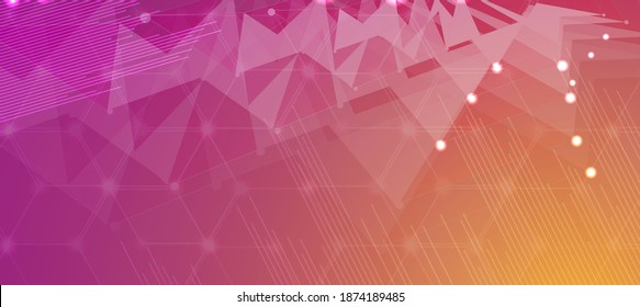 Abstract vector background. Futuristic technology style. Elegant background for business tech presentations.