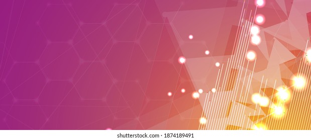 Resumen del fondo vectorial. Estilo de tecnología futurista. Un entorno elegante para presentaciones de tecnología empresarial.