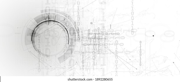 Abstract vector background. Futuristic technology style. Elegant background for business tech presentations.