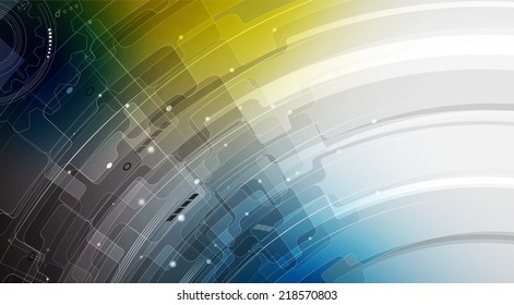 Abstract vector background. Futuristic technology style. Elegant background for business tech presentations.