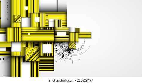Abstract vector background. Futuristic technology style. Elegant background for business tech presentations.