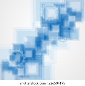 Abstract vector background. Futuristic technology style. Elegant background for business tech presentations.
