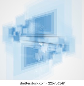 Abstract vector background. Futuristic technology style. Elegant background for business tech presentations.