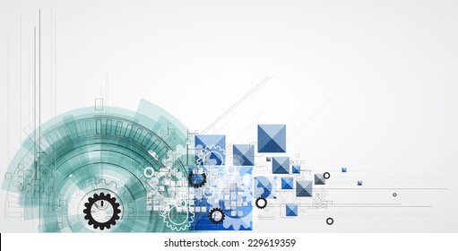 Abstract vector background. Futuristic technology style. Elegant background for business tech presentations.