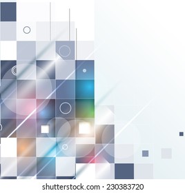 Abstract vector background. Futuristic technology style. Elegant background for business tech presentations.