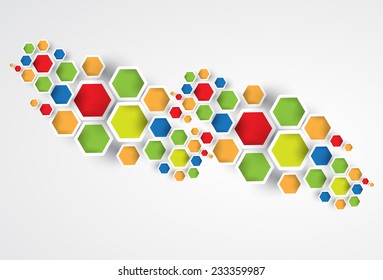 Abstract vector background. Futuristic technology style. Elegant background for business tech presentations.