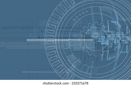 Abstract vector background. Futuristic technology style. Elegant background for business tech presentations.