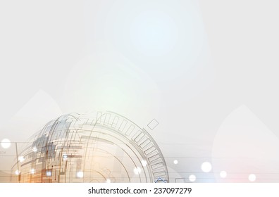 Abstract vector background. Futuristic technology style. Elegant background for business tech presentations.