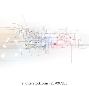Abstract vector background. Futuristic technology style. Elegant background for business tech presentations.