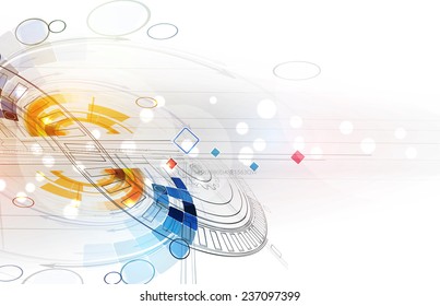 Abstract vector background. Futuristic technology style. Elegant background for business tech presentations.