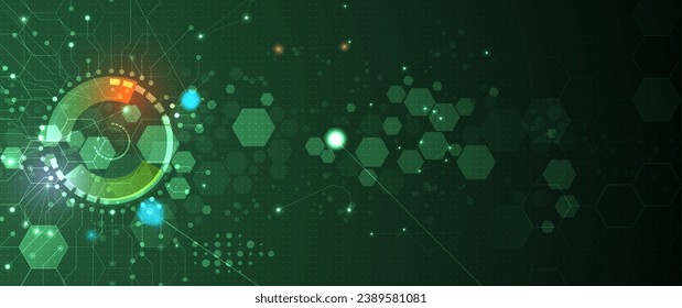 Abstract vector background. Futuristic technology style. Elegant background for business tech presentations. Handmade vector.