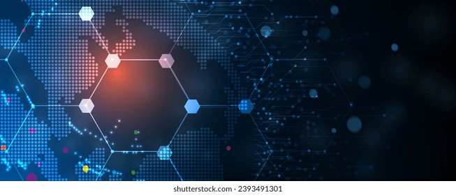 Abstract vector background. Futuristic technology style. Elegant background for business tech presentations. Handmade art.