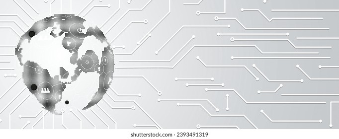 Abstract vector background. Futuristic technology style. Elegant background for business tech presentations. Handmade art.