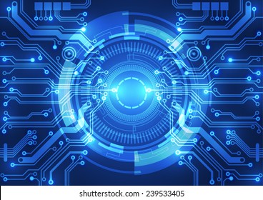 Abstract vector background. Futuristic technology style.