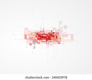 Abstract vector background. Futuristic technology style. Elegant background for business tech presentations.