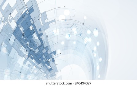 Abstract vector background. Futuristic technology style. Elegant background for business tech presentations.
