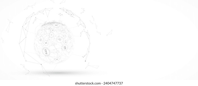 Resumen del fondo vectorial. Estilo de tecnología futurista. Un entorno elegante para presentaciones de tecnología empresarial. Vector hecho a mano