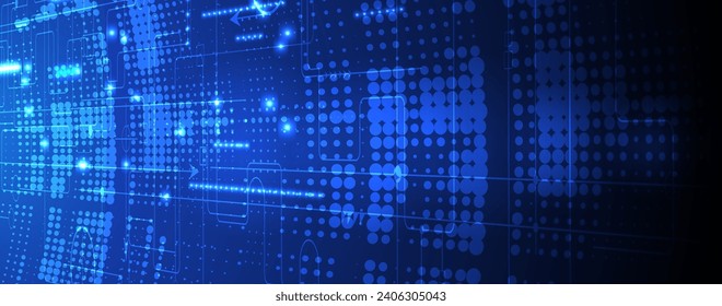 Abstract vector background. Futuristic technology style. Elegant background for business tech presentations. Vector art.