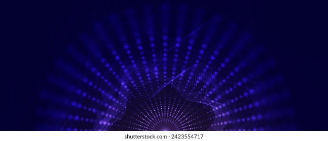 Abstract vector background. Futuristic technology style. Elegant background for business tech presentations. Vector Art.