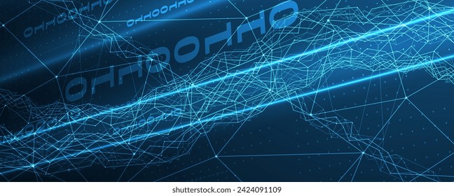 Abstract vector background. Futuristic technology style. Elegant background for business tech presentations. Vector Art.