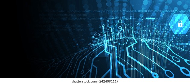 Abstract vector background. Futuristic technology style. Elegant background for business tech presentations. Vector Art.