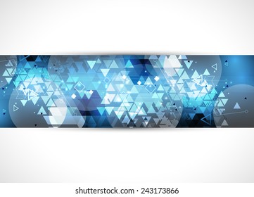Abstract vector background. Futuristic technology style. Elegant background for business tech presentations.