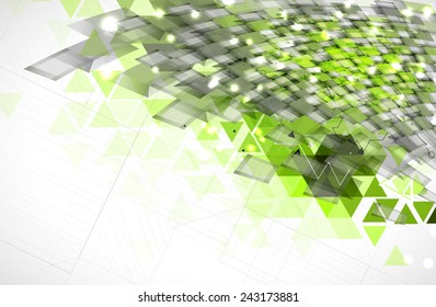 Abstract vector background. Futuristic technology style. Elegant background for business tech presentations.