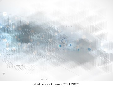 Abstract vector background. Futuristic technology style. Elegant background for business tech presentations.