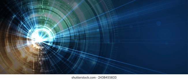 Abstract vector background. Futuristic technology style. Elegant background for business tech presentations. Vector Art.