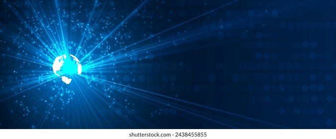 Abstract vector background. Futuristic technology style. Elegant background for business tech presentations. Vector Art.