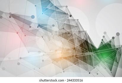 Abstract vector background. Futuristic technology style. Elegant background for business tech presentations.