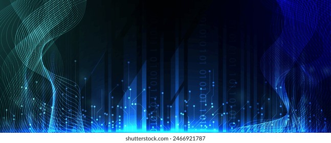 Abstract vector background. Futuristic technology style. Elegant background for business tech presentations.