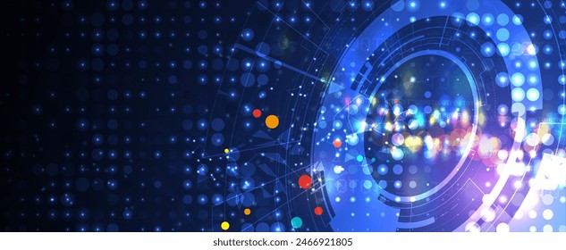 Abstract vector background. Futuristic technology style. Elegant background for business tech presentations.