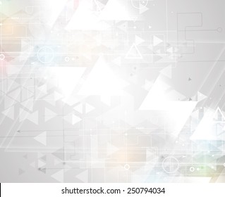 Abstract vector background. Futuristic technology style. Elegant background for business tech presentations.