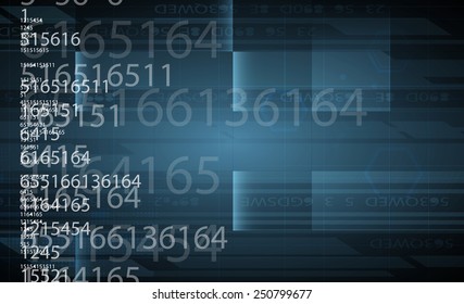 Abstract vector background. Futuristic technology style. Elegant background for business tech presentations.