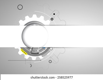 Abstract vector background. Futuristic technology style. Elegant background for business tech presentations.