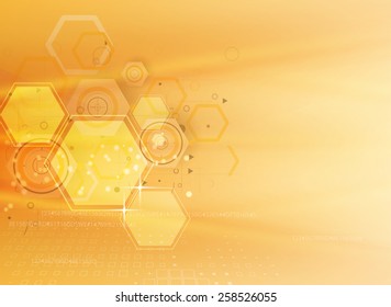 Abstract vector background. Futuristic technology style. Elegant background for business tech presentations.