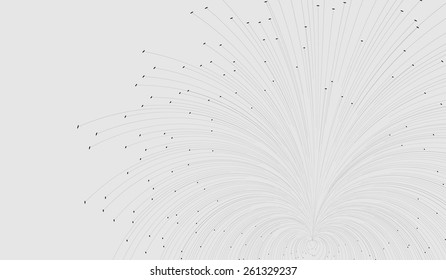 Abstract vector background. Futuristic technology style. Elegant background for business tech presentations.