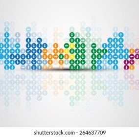 Abstract vector background. Futuristic technology style. Elegant background for business tech presentations.