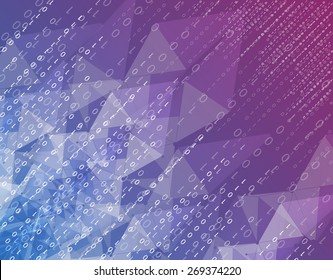 Abstract vector background. Futuristic technology style. Elegant background for business tech presentations.