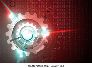 Abstract vector background. Futuristic technology style. Elegant background for business tech presentations.