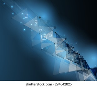 Abstract vector background. Futuristic technology style. Elegant background for business tech presentations.